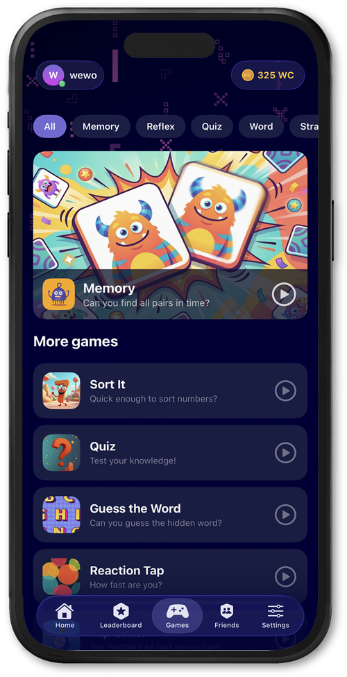 Hrát sami nebo s přáteli